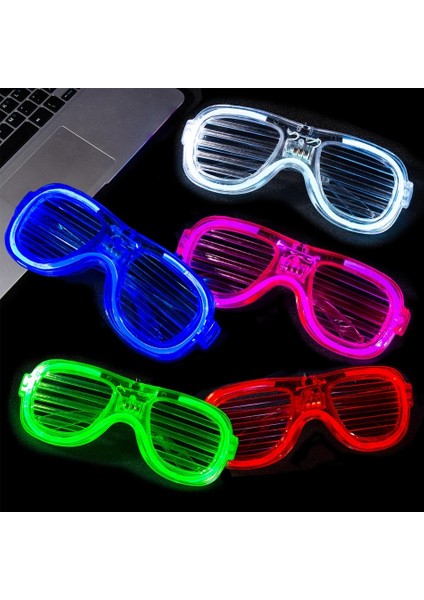 Pembe 10 Adet 5/10/25 Adet Light Up LED Gözlük Toplu 5 Renk Glow Gözlük Karanlıkta Glow Parti Malzemeleri Neon Parti Çocuklar Yetişkinler Için Iyilik (Yurt Dışından) fırsatları