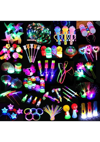Lolipop Çubukları 10 Adet LED Işık Up Oyuncaklar Parti Şekeri Parlayan Çubuklar Kafa Bandı Noel Doğum Günü Hediyesi Karanlıkta Parlayan Parti Malzemeleri Çocuklar Için Yetişkin (Yurt Dışından)
