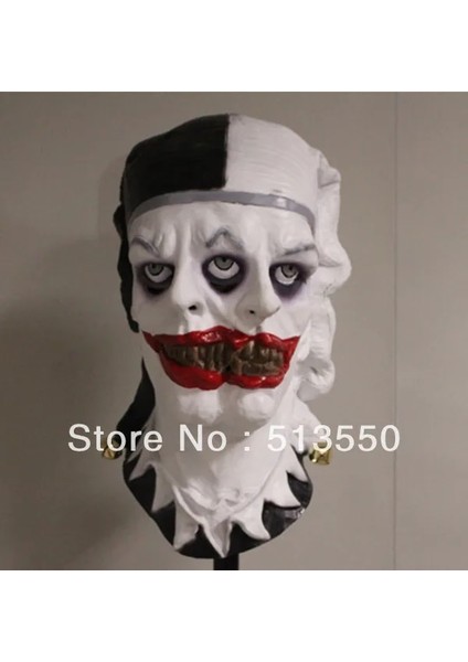 12 Cadılar Bayramı Korku Palyaço Maskesi Lateks Kauçuk Maske Masquerade Cadılar Bayramı Partisi Için Lateks Tam Yüz Maskesi (Yurt Dışından) modelleri