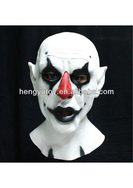 12 Cadılar Bayramı Korku Palyaço Maskesi Lateks Kauçuk Maske Masquerade Cadılar Bayramı Partisi Için Lateks Tam Yüz Maskesi (Yurt Dışından) fırsatları