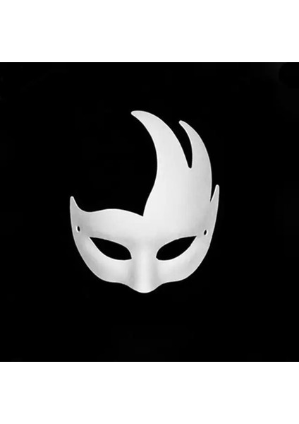 Stil A8 5 Paket Kağıt Mache Maskeleri Dıy Boyama Maskesi Graffiti Boş Maskeler Cadılar Bayramı Kostüm Cosplay Parti Malzemeleri Ev Dekorasyon (Yurt Dışından)