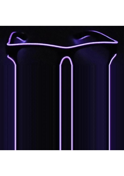 C LED Gözlük Cadılar Bayramı Atmosferi Kablosuz Aydınlık Gözlük Şarj Edilebilir USB Gece Kulübü Bar Parti Hediyeleri (Yurt Dışından) fırsatları