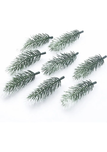 14 cm 20 Adet 10/20 Adet Noel Çelenk Malzeme Yapay Bitkiler Düğün Dekoratif Çiçekler Ev Dekor Plastik Çam Iğnesi Kar Tanesi (Yurt Dışından)