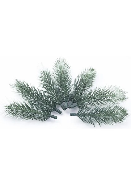 14 cm 20 Adet 10/20 Adet Noel Çelenk Malzeme Yapay Bitkiler Düğün Dekoratif Çiçekler Ev Dekor Plastik Çam Iğnesi Kar Tanesi (Yurt Dışından)
