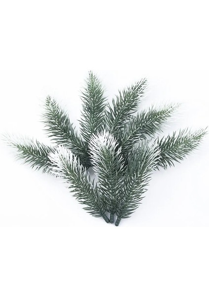 14 cm 20 Adet 10/20 Adet Noel Çelenk Malzeme Yapay Bitkiler Düğün Dekoratif Çiçekler Ev Dekor Plastik Çam Iğnesi Kar Tanesi (Yurt Dışından)