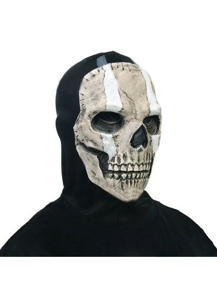 B Yeni Unisex Korku Hayalet Maskesi Hayalet Lateks Kask Rol Oynamak Performansı Parti Masquerade Ball Sahne Cadılar Bayramı Rol Oynamak (Yurt Dışından)
