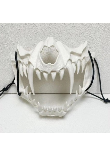 Bir Japon Animesi Ejderha Tanrı Yarım Yüz Maskesi Cosplay Hayvan Maskesi Unisex Cadılar Bayramı Masquerade Karnaval Parti Sahne (Yurt Dışından) fırsatları