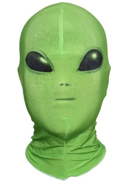 Siyah Gözlük Cadılar Bayramı Uzaylı Maskesi Et Için Alien Cosplay Kostüm Cadılar Bayramı Partisi, Yetişkinler Için Alien 3D Tam Yüz Maskesi Nötr Bir Boyut (Yurt Dışından)