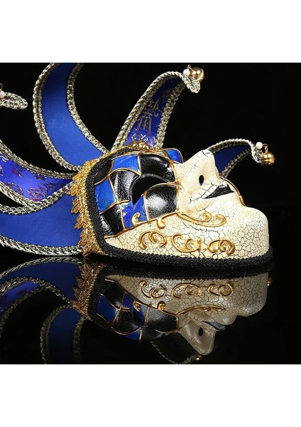 Kırmızı Yeni High-End Venedik Masquerade Maskesi Maske Avrupa ve Amerika Birleşik Devletleri Cadılar Bayramı Palyaço Maskesi Gösterisi Malzemeleri (Yurt Dışından) indirimleri