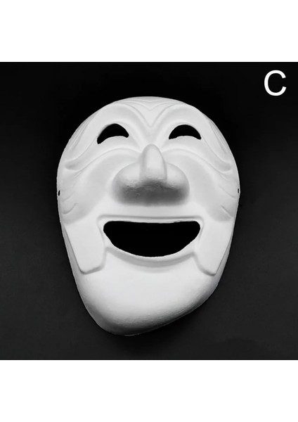 C 1 Adet Yaratıcı Dıy Hamuru Kedi Tilki Beyaz Kağıt Boyasız Hayvan Maskesi Erkekler Kadınlar Için Çocuklar Venedik Karnavalı Yüz Maskeleri Parti Malzemeleri (Yurt Dışından)