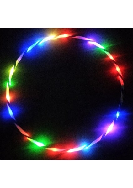 1 Adet 14 Leds 60 cm LED Çember Renkli Yanıp Sönen ve Değişen Çember Light Up LED Dans Çemberleri Çocuklar ve Yetişkinler Için Glow Light ile Egzersiz Ekipmanları (Yurt Dışından)