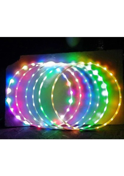 1 Adet 14 Leds 60 cm LED Çember Renkli Yanıp Sönen ve Değişen Çember Light Up LED Dans Çemberleri Çocuklar ve Yetişkinler Için Glow Light ile Egzersiz Ekipmanları (Yurt Dışından) fiyatları