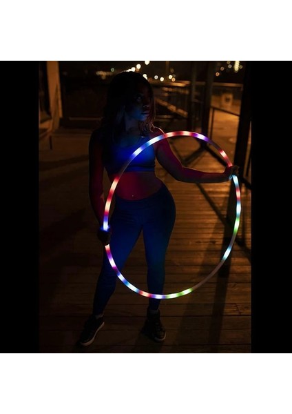 1 Adet 14 Leds 60 cm LED Çember Renkli Yanıp Sönen ve Değişen Çember Light Up LED Dans Çemberleri Çocuklar ve Yetişkinler Için Glow Light ile Egzersiz Ekipmanları (Yurt Dışından) modelleri