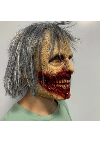Zombi Palyaço Korkunç Palyaço Maskesi Evil Zombi Korku Mahkemesi Aptal Joker Cadılar Bayramı Kostüm Aksesuarları (Yurt Dışından) modelleri