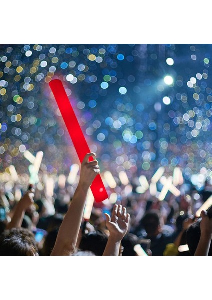 Mor 50 Adet Rgb LED Glow Köpük Sopa Tezahürat Tüpü Renkli Işık Karanlıkta Glow Doğum Günü Düğün Parti Malzemeleri Festivali Parti Süslemeleri (Yurt Dışından) indirimleri