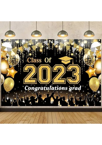 Stil 3 Kutlama Mezunlar Süslemeleri 2023 Sınıfı Mezuniyet Arka Plan Dekor Sizinle Gurur Duyuyoruz Arka Plan Grad Parti Malzemeleri (Yurt Dışından)