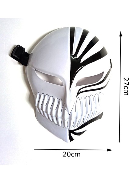 Tip 37 Plastik Yüz Maskesi Cadılar Bayramı Korkunç Yetişkin Maskesi Kostüm Partisi Dekoru Sahne Hayalet Korkunç Maske Anime Japon Tilki Cosplay Maske (Yurt Dışından) indirimleri