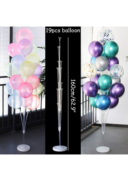 2 Takım 127 cm Standı J 1/2 Takım LED Işık Hava Topları Standı Tutucu Sütun Çocuklar Doğum Günü Partisi Balon Sopa Düğün Dekor Balon Helyum Globos Yetişkin Balon (Yurt Dışından)