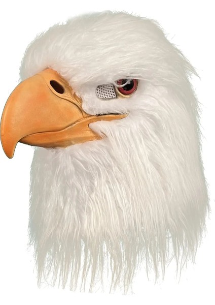 B Sarı Makeatree Kartal Baş Maskesi Hayvan Kauçuk Kuş Maskesi Lateks Kostüm Sahne Dekor Yetişkin Parti Için Cadılar Bayramı Noel Cosplay (Yurt Dışından) fırsatları