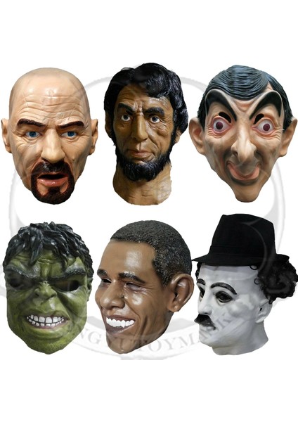 Floresan Yeşil Gerçekçi Yetişkinler Insan Yüzü Ünlü Lateks Maske Film Karakteri Kraliyet Komedyenleri Tv Sunucuları Kostüm Cadılar Bayramı Cosplay Sahne (Yurt Dışından) fiyatları