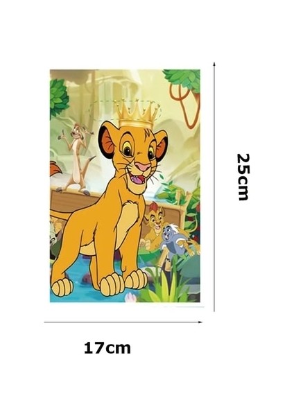 10 Adet Hediye Çantası Aslan Kral Simba Parti Malzemeleri Kağıt Bardaklar Tabaklar Peçeteler Masa Örtüsü Afiş Dahil Çocuk Boys Doğum Günü Dekorasyon Bebek Duş (Yurt Dışından)