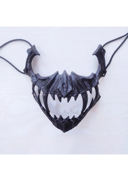 Stil-8 Yeni Hayvan Maskesi Japon Anime Yarım Yüz Maskesi Cosplay Unisex Masquerade 2022 Cadılar Bayramı Karnaval Parti Sahne (Yurt Dışından)