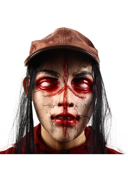 X10098 Cadılar Bayramı Kanlı Korkunç Maskeler Yetişkin Zombi Canavar Vampir Maskesi Lateks Parti Tam Kafa Karnaval Masquerade Parti Kostüm Sahne (Yurt Dışından)