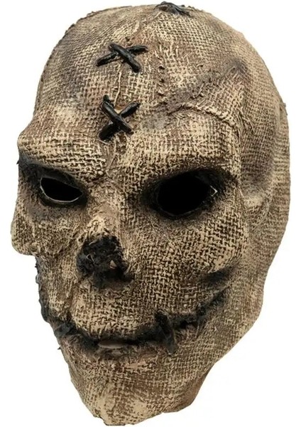 1 Adet Cadılar Bayramı Korkunç Kafatası Maskesi Kostüm Partisi Şapkalar Cosplay Sahne Korkuluk Şekli Maske Tam Yüz (Yurt Dışından)