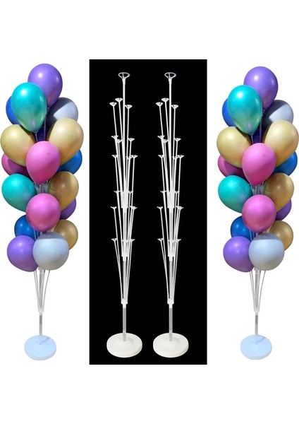 1 Takım 13 Tüp Sütun 7/13/19 Tüpler Balon Sütun Standı Doğum Günü Balonu Ev Dekor Doğum Günü Partisi Dekorasyon Çocuklar Yetişkin Düğün Olay Parti Balonu (Yurt Dışından)