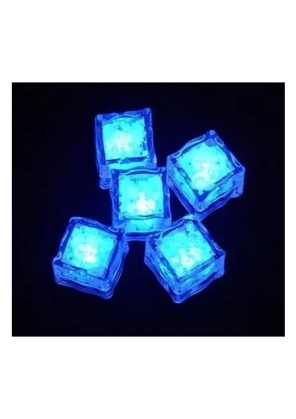 Mavi 12 Adet 6/12 Adet Ev Dekor Aydınlık LED Buz Küpleri Parlayan Parti Flaş Neon Cadılar Bayramı Festivali Aksesuarları Yılbaşı Dekoru Parti Malzemeleri (Yurt Dışından)