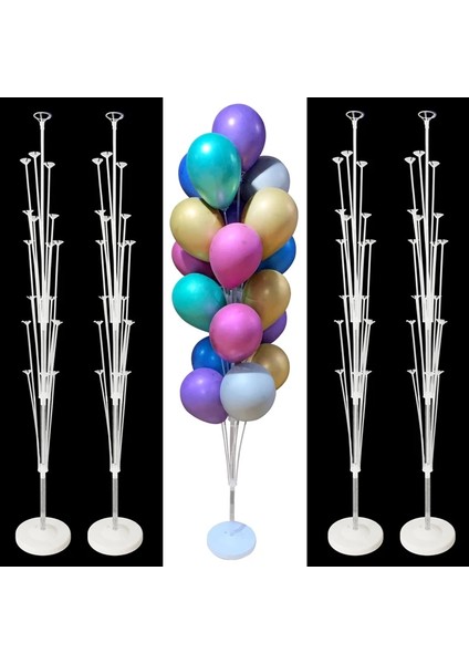 2 Takım 7 Tüp 101 1/2 Takım Mutlu Doğum Günü Balonları Hava Topları Standı Sopa Balon Doğum Günü Partisi Dekorasyon Çocuklar Yetişkin Tutucu Balonlar Aksesuarları Kemer (Yurt Dışından) fırsatları