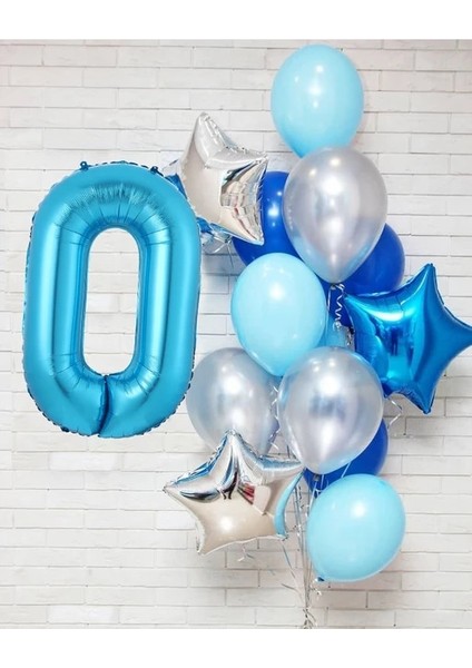 Resim Olarak 12 Adet/grup Erkek Doğum Günü Balonları 40 Inç Mavi Numarası Balon 3/3rd Doğum Günü Partisi Dekorasyon Çocuklar Anniversaire 9/1/3 Yaşında (Yurt Dışından)