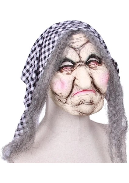 Korkunç Lateks Maske 4 Korkunç Palyaço Hayvan Lateks Maske Karnaval Kostüm Başlık Sahne Noel Cadılar Bayramı Gerçekçi Yetişkin Parti Cosplay Kostüm Maske Sahne (Yurt Dışından)