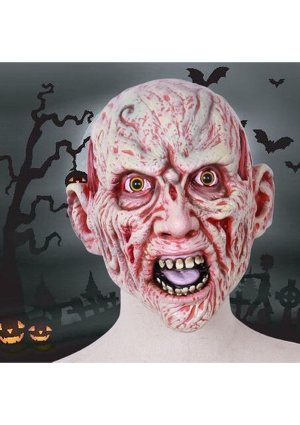 Korkunç Lateks Maske 4 Korkunç Palyaço Hayvan Lateks Maske Karnaval Kostüm Başlık Sahne Noel Cadılar Bayramı Gerçekçi Yetişkin Parti Cosplay Kostüm Maske Sahne (Yurt Dışından) fırsatları