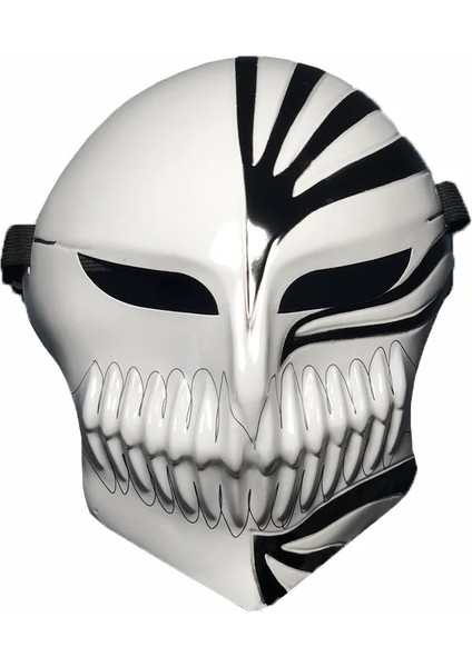 Auburn Anime Tam Yüz Pvc Kurosaki Ichigo Bulanık Ölüm Maskesi Hayalet Adım Sokak Dansı Cadılar Bayramı Masquerade Cosplay Sahne (Yurt Dışından)