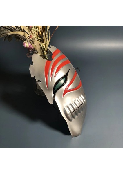 Auburn Anime Tam Yüz Pvc Kurosaki Ichigo Bulanık Ölüm Maskesi Hayalet Adım Sokak Dansı Cadılar Bayramı Masquerade Cosplay Sahne (Yurt Dışından)
