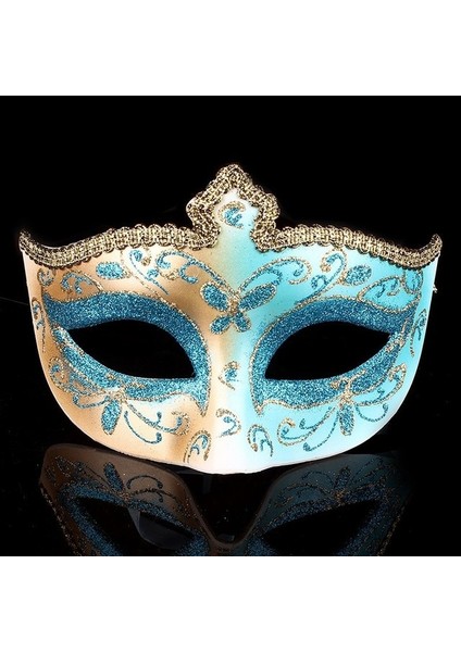 Parti Maskesi D Moda Masquerade Venedik Maskesi Mardi Gras Cadılar Bayramı Düğün Duvar Dekoratif Sanat Noel Yarım Yüz Doğum Günü Partisi Malzemeleri (Yurt Dışından)