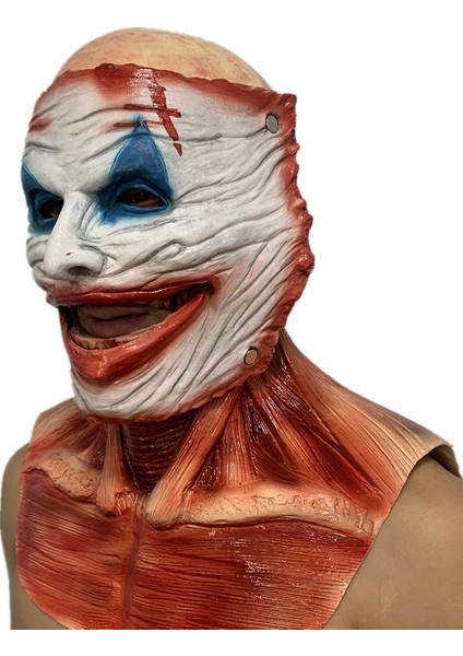 X24073 Cadılar Bayramı Korku Kanlı Maske Ürpertici Kötü Yetişkinler Zombi Canavar Vampir Şeytan Lateks Kostüm Partisi Tam Yüz Maskesi Masquerade Sahne (Yurt Dışından) modelleri