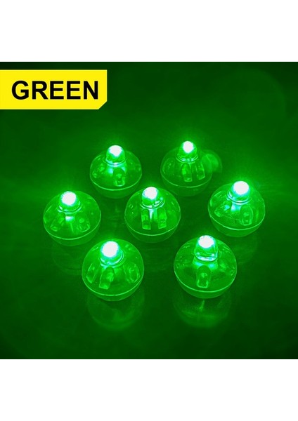 Yeşil 30 Adet LED Balon Işık, Minik LED Işık Mini Yuvarlak LED Top Lamba, Bar Fener Noel Düğün Süslemeleri, Doğum Günü Dekoru (Yurt Dışından)