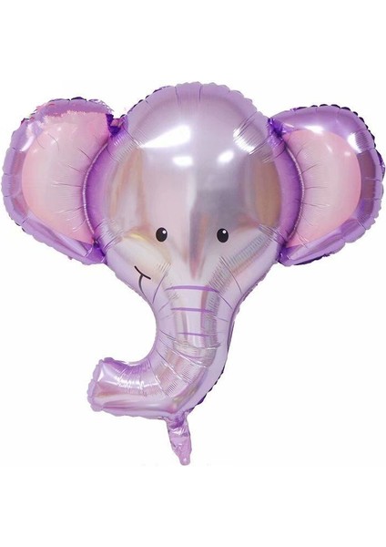 57 cm Fil Pembe 1 Adet Karikatür 3D Fil Kafası Hayvan Folyo Balon Orman Erkek Kız Mutlu Doğum Günü Partisi Süslemeleri Bebek Duş Çocuk Oyuncakları (Yurt Dışından) fırsatları