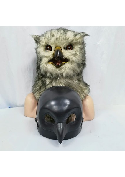 Baykuş Dıy Hayvan Hareketli Ağız Boş Maske Kalıp Dıy El Yapımı Kurt Kalıp Seti Paketi Kendi Cadılar Bayramı Maskenizi Yapın (Yurt Dışından)