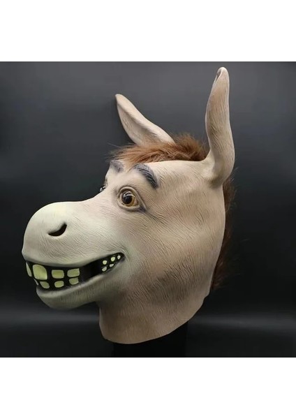 Eşek Açık Maske Paskalya Komik Maske Bar Komik Eşek Kafa Gösterisi Sahne Karnaval Maskesi Masquerade Maskesi Cadılar Bayramı Maskesi (Yurt Dışından)