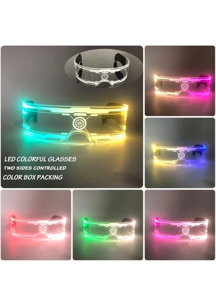 Tip 39 Çekici El Gözlük Karnaval Parti Gözlüğü Noel Paskalya Disko Glow Parti Malzemeleri Için LED Floresan Güneş Gözlüğü (Yurt Dışından)
