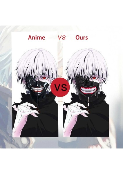Tam Yüz Maskesi Anime Tokyo Ghoul Kaneki Ken Cosplay Kostüm Prop Maske Cadılar Bayramı Partisi Masquerade Erkekler Kadınlar Için Tam Yüz Maskesi Hediyeler (Yurt Dışından) fırsatları