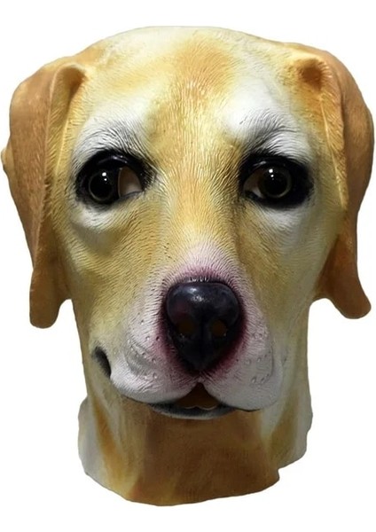 Koyu Gri Lateks Hayvan Gerçekçi Boğa Köpek Labrador Pit Bull Basset Hound Alman Çoban Köpeği Sahne Parti Maskeleri (Yurt Dışından)