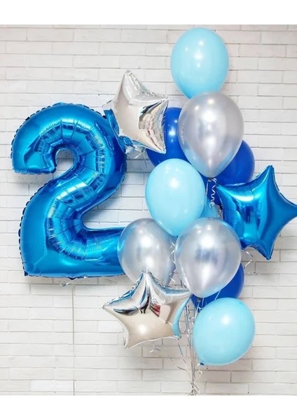 Resim Olarak 12 Adet/grup Erkek Doğum Günü Balonları 40 Inç Mavi Numarası Balon 3/3rd Doğum Günü Partisi Dekorasyon Çocuklar Anniversaire 9/1/3 Yaşında (Yurt Dışından)