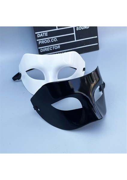 Stil 7 Cadılar Bayramı Yarım Yüz Maskesi Erkekler Serin Siyah Sahte Maske Yetişkin Beyaz Zorro Masquerade Çocuk Maskeleri Kadın Noel Maskesi Komik Maske (Yurt Dışından) fırsatları