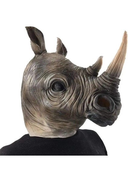 Eşek Maskesi Komik Ejderha Gergedan Hippo Horoz Koala Hayvan Maskesi Lateks Parti Panda Unicorn Hayvan Maskesi Çocuk Parti Cadılar Bayramı Maskesi (Yurt Dışından) fırsatları