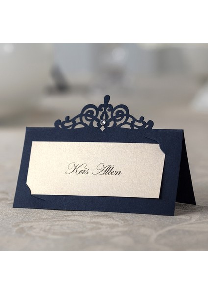 Beyaz Beyaz Ekle 48 Parça * Kişiselleştirilmiş Ücretsiz Baskı Lazer Kesim Masa Yer Adı Kartları / Özelleştirilmiş Düğün Yıldönümü Adı Parti Için Yer Kartları (Yurt Dışından)