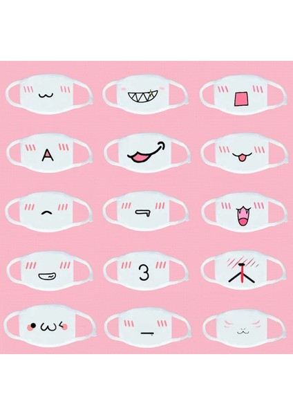 1 Adet 1 Parça Pamuk Maske Sıcak Tutmak Için Karikatür Komik Yüz Maskesi Unisex Ziyafet Parti Maskesi Solunum Cihazı Siyah (Yurt Dışından) modelleri